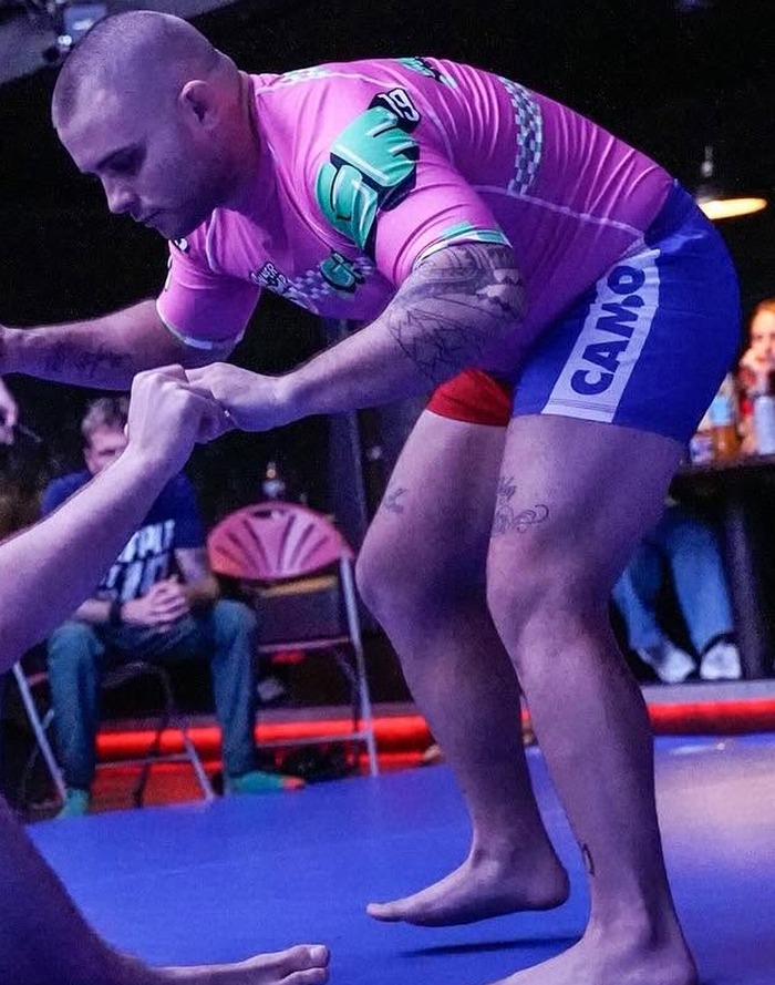 Submission Labs athlete competing in a grappling tournament